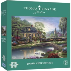Gibsons Thomas Kinkade: Stoney Creek Cottage 1000 Piece Puzzle