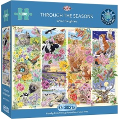 Gibsons Through the Seasons 1000 Piece Puzzle