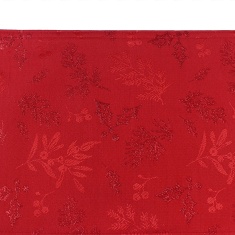 Peggy Wilkins Winter Hedgerow Tablecloth 170x250cm - Red