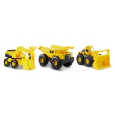 Caterpillar Mini Crew 3 Pack - Dump Truck, Wheel Loader & Excavator
