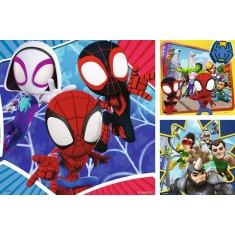Ravensburger Spidey & His Amazing Friends 3 x 49 Piece Puzzles
