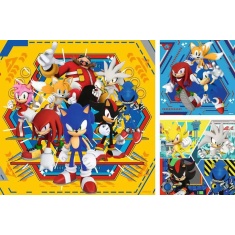 Ravensburger Sonic The Hedgehog 3 x 49 Piece Puzzles