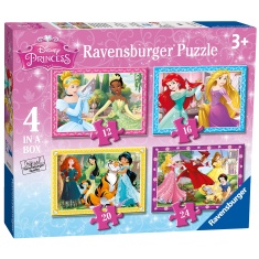 Ravensburger Disney Princess 4 in a Box Puzzle Ravensburger Disney Princess 4 in a Box Puzzle