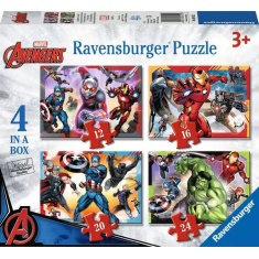 Ravensburger Avengers Assemble 4 in a Box Puzzle