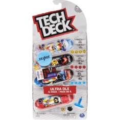 Tech Deck Finger Board Ultra DLX 4 Pack (Assorted Styles)