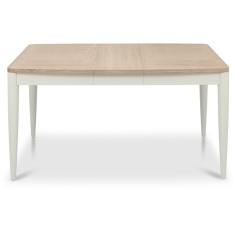 Delta Scandi Oak & Soft Grey 4-6 Seater Extending Dining Table