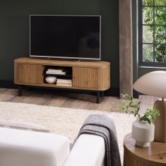 Kingston Rustic Oak Entertainment Unit