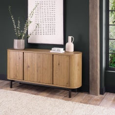 Kingston Rustic Oak Wide Sideboard