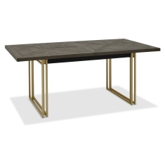 Vancouver Fumed Oak 6-8 Seater Extending Dining Table