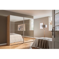 Subito Artisan Oak 181cm Sliding Door Wardrobe with Mirror Front Subito Artisan Oak 181cm Sliding Door Wardrobe with Mirror Front