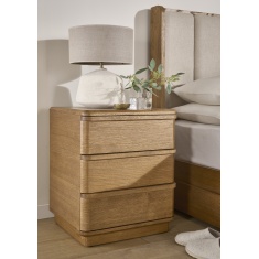 Colorado 3 Drawer Bedside Chest