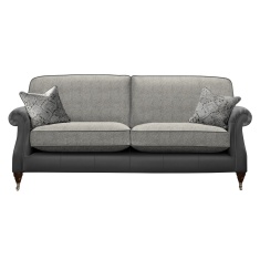 Parker Knoll Eastbury Grand Formal Back Leather/Fabric Sofa
