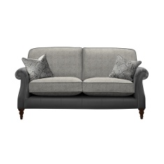 Parker Knoll Eastbury Large 2 Seater Formal Back Leather/Fabric Sofa