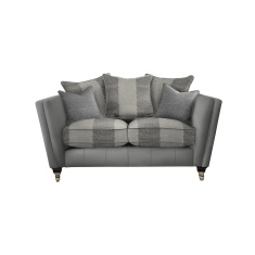 Parker Knoll Harlow 2 Seater Pillow Back Leather/Fabric Sofa