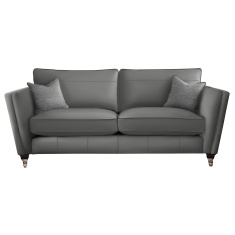 Parker Knoll Harlow Grand Formal Back Leather Sofa