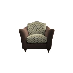 Parker Knoll Harriet Leather/Fabric Armchair