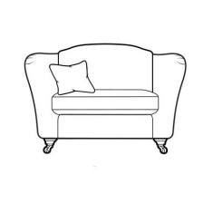 Parker Knoll Harriet Leather/Fabric Snuggler