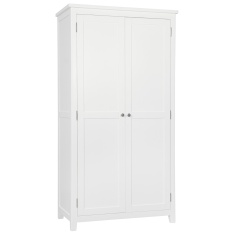 Cannes 2 Door Wardrobe - Painted White