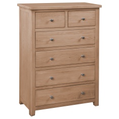 Cannes 2+4 Chest of Drawers - Oak