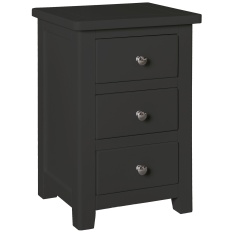 Cannes Bedside Cabinet - Painted Charcoal