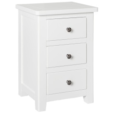 Cannes Bedside Cabinet - Painted White