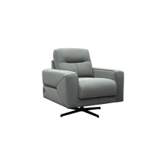 G Plan Vintage Bethnal Leather Swivel Chair