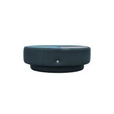 G Plan Vintage Morley Leather Round Swivel Footstool G Plan Vintage Morley Leather Round Swivel Footstool