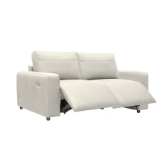 G Plan Vintage Morley 3 Seater Leather Sofa with Double Power Footrest G Plan Vintage Morley 3 Seater Leather Sofa with Double Power Footrest