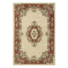 Melrose Royal Rug - Cream/Rose