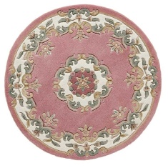 Melrose Royal Round Rug - Rose