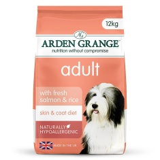 Arden Grange Adult Dry Dog Food with Fresh Salmon & Rice - 12kg Arden Grange Adult Dry Dog Food with Fresh Salmon & Rice - 12kg