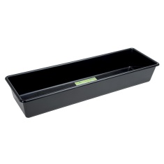 Garland Rectangular Tray Black - 25cm x 80cm Garland Rectangular Tray Black - 25cm x 80cm