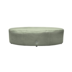 G Plan Vintage Allen Oval Leather Footstool G Plan Vintage Allen Oval Leather Footstool