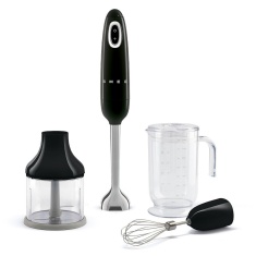 Smeg HBF03BLUK 4-in-1 Hand Blender with Accessories - Black Smeg HBF03BLUK 4-in-1 Hand Blender with Accessories - Black