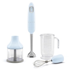 Smeg HBF03PBUK 4-in-1 Hand Blender with Accessories - Pastel Blue Smeg HBF03PBUK 4-in-1 Hand Blender with Accessories - Pastel Blue