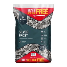 Altico Premium Natural Stone Chippings - Silver Frost Altico Premium Natural Stone Chippings - Silver Frost
