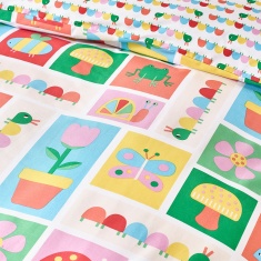 Catherine Lansfield Curious Caterpillar Duvet Set - Multi