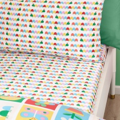 Catherine Lansfield Curious Caterpillar Fitted Sheet - Multi