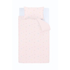 Catherine Lansfield Embroidered Unicorn Duvet Set - Pink