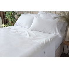Belledorm Bamboo Flat Sheet - White Belledorm Bamboo Flat Sheet - White
