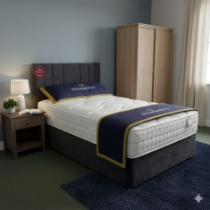 Highgrove Celestial Natural 2000 Mattress & Divan Set With Headboard Highgrove Celestial Natural 2000 Mattress & Divan Set With Headboard