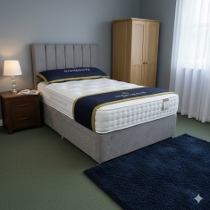 Highgrove Greenwich Mattress & Divan Set With Headboard Highgrove Greenwich Mattress & Divan Set With Headboard