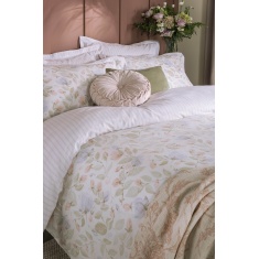 Laura Ashley Orisia Peony Duvet Set - Pale Sage