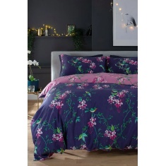 Deyongs Bird Garden Duvet Set - Plum Deyongs Bird Garden Duvet Set - Plum