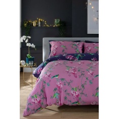 Deyongs Bird Garden Duvet Set - Plum