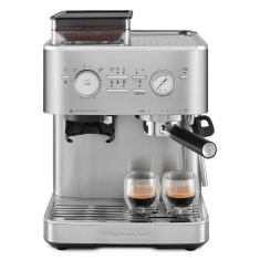 KitchenAid 5KES6551BSX Semi Automatic Espresso Machine with Burr Grinder - Stainless Steel