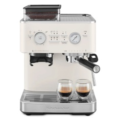 KitchenAid 5KES6551BPL Semi Automatic Espresso Machine with Burr Grinder - Porcelain