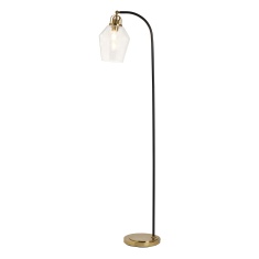 BHS Saskia Bubble Glass Arc Floor Lamp - Warm Satin Brass BHS Saskia Bubble Glass Arc Floor Lamp - Warm Satin Brass
