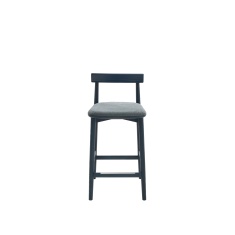 Ercol Upholstered Lara Counter Stool With Back 65cm