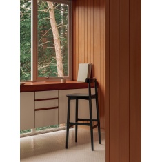 Ercol Lara Bar Stool With Back 75cm